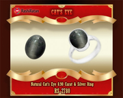 Abhimantrit 8.90 carat/ 14.24 Ratti Lahsunia  With 