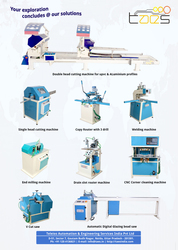 Upvc/Aluminum Win/Door Fab. Machinery manufacturer & CNC retrofitting/