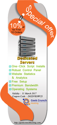  Dedicated Servers Big Saving Offer