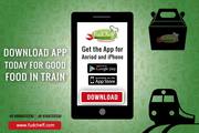 Order Food In Train With FudCheff App at Bharuch Junction