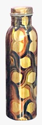 PRINTED  COPPER BOTTLE 