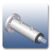 Rear Flange Square Mechanical Cylinders 