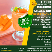 Talala Gir Organic Kesar Mango | Lion Mango | Carbide Free Mangoes