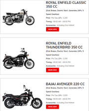 Bike Rentals in Nainital | Cheap Bike Rent in Nainital