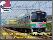 Get 24*7 Emergency Train Ambulance Service in Chennai by HIFLY ICU