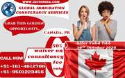 Enroll yourself for Canada PR with us till month end & get 50% waiver