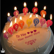 Get a cool happy birthday cake with name. Make yours or your friend’s 