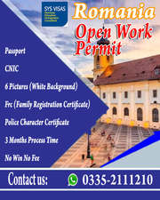 ROMANIA OPEN WORK PERMIT