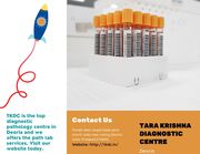 Contact for pathology services in Tara Krishna Diagnostic Center.