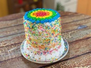 RAINBOW CHEESE CAKE 