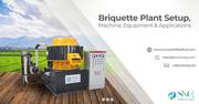 Briquette Plant Setup, Machine, Equipment & Applications - Bagasse