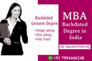 MBA Backdated Degree in India