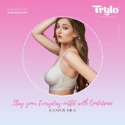 Trylo Krutika Bra Online Shopping | Trylo Krutika Plain Bra | Trylo