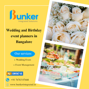 Wedding and Birthday event planners in Bangalore