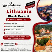 Lithuania work permit visa in Hyderabad