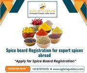 Spice board Registration for export spices abroad