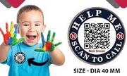 QR Child Safety Sticker 