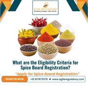 What are the Eligibility Criteria for Spice Board Registration?