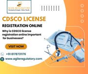 Why is CDSCO License Registration Online Important for Businesses?