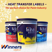 Custom Paints Container Heat Transfer Labels