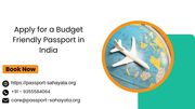 Apply for a Budget-Friendly Passport in India