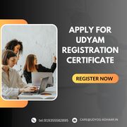 apply for udyam Registration certificate.