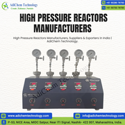 High Pressure Reactors Manufacturers, Suppliers & Exporters in India |