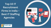 IT Staffing Firms in Bengaluru - Peoplelogic