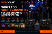 Wireless Video Transmitter for Live Streaming & Broadcasting